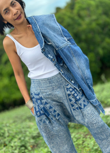 Batik harem pants