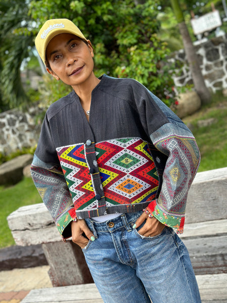 Patchwork Blouse Top