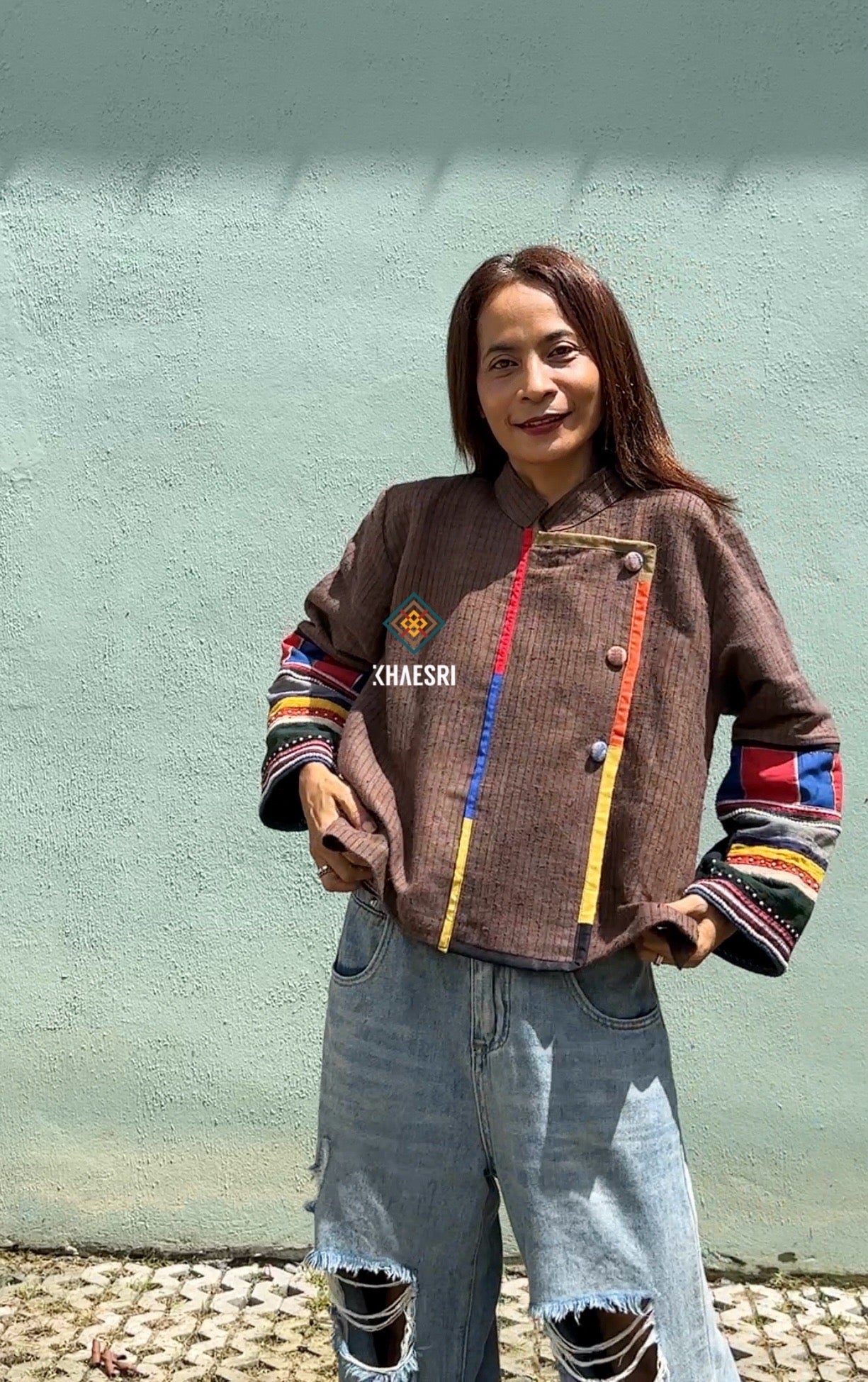 Brown hemp jacket