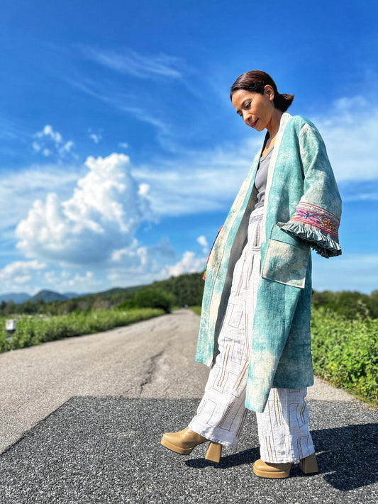 Jade hemp coat