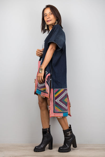 Short front kaftan top
