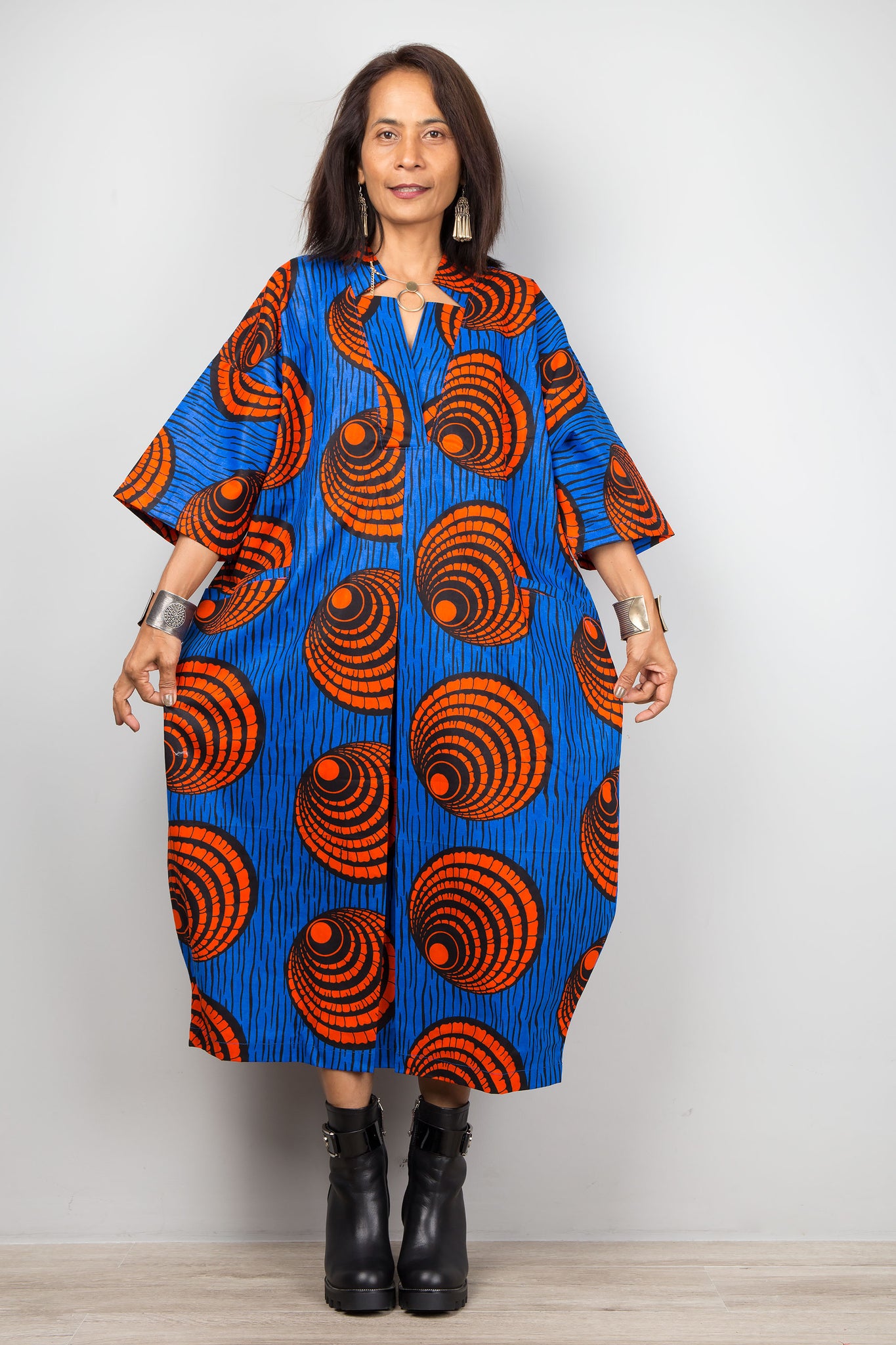 Ankara Cotton Kaftan dress