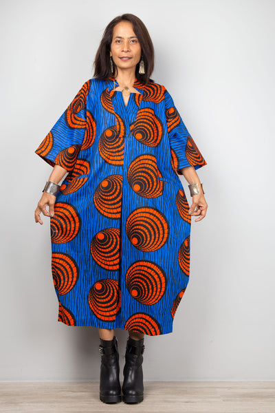 Ankara Cotton Kaftan dress