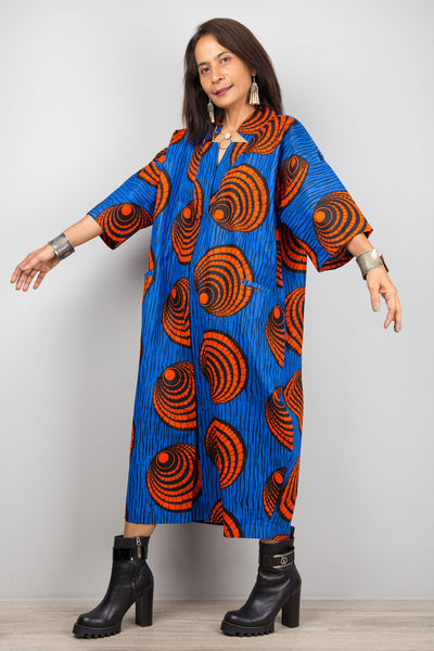 Ankara Cotton Kaftan dress