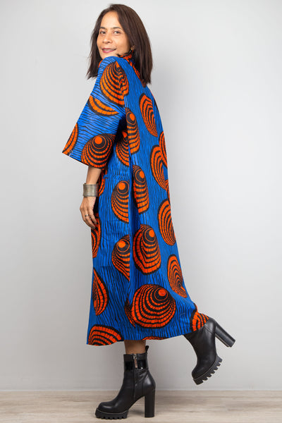 Ankara Cotton Kaftan dress