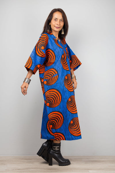 Ankara Cotton Kaftan dress