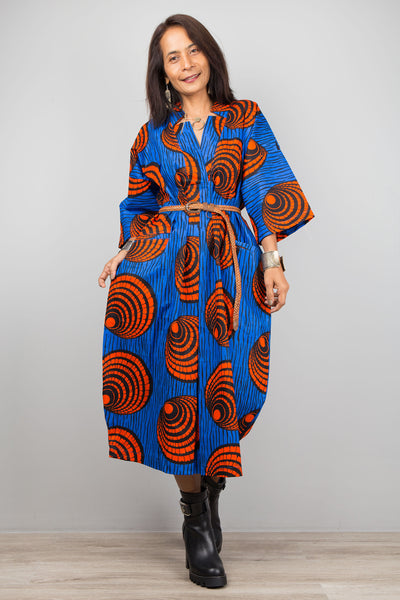Ankara Cotton Kaftan dress