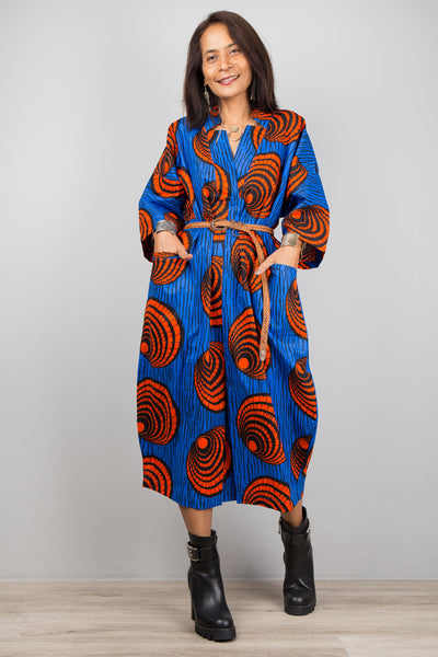 Ankara Cotton Kaftan dress