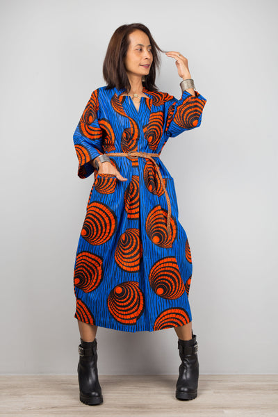Ankara Cotton Kaftan dress