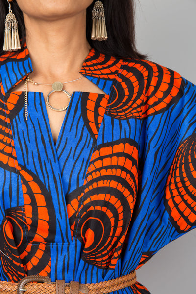 Ankara Cotton Kaftan dress