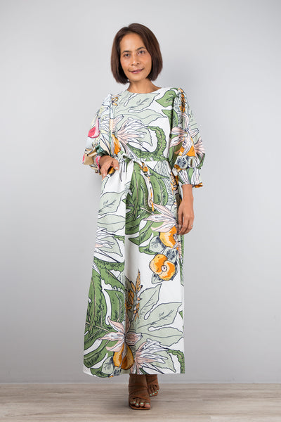 Floral maxi dress