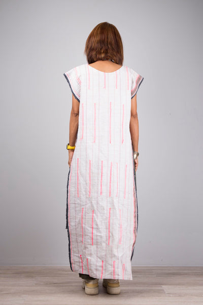 Sleeveless poncho tunic dress