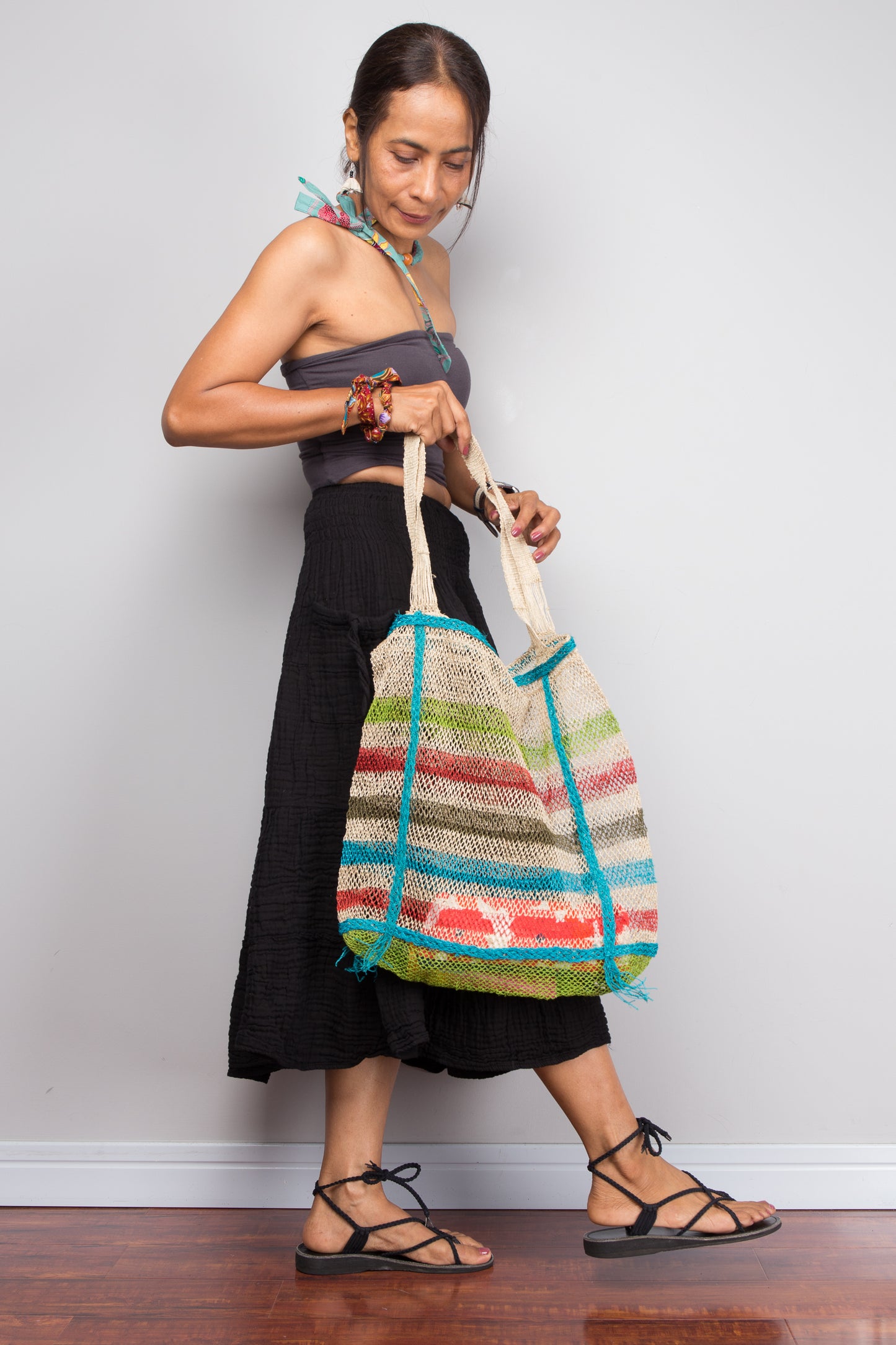 Black cotton skirt
