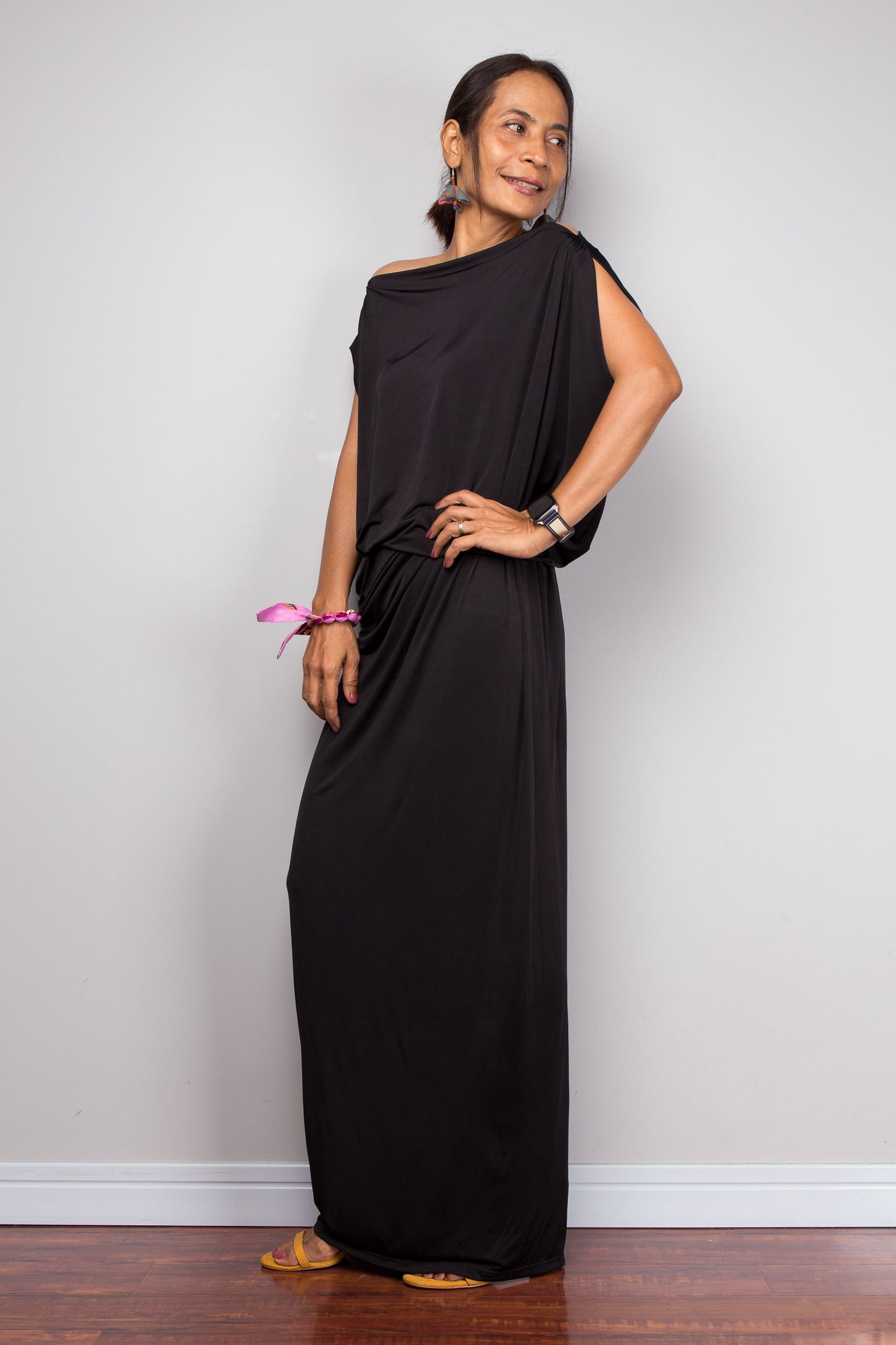 Schwarzes Abendkleid