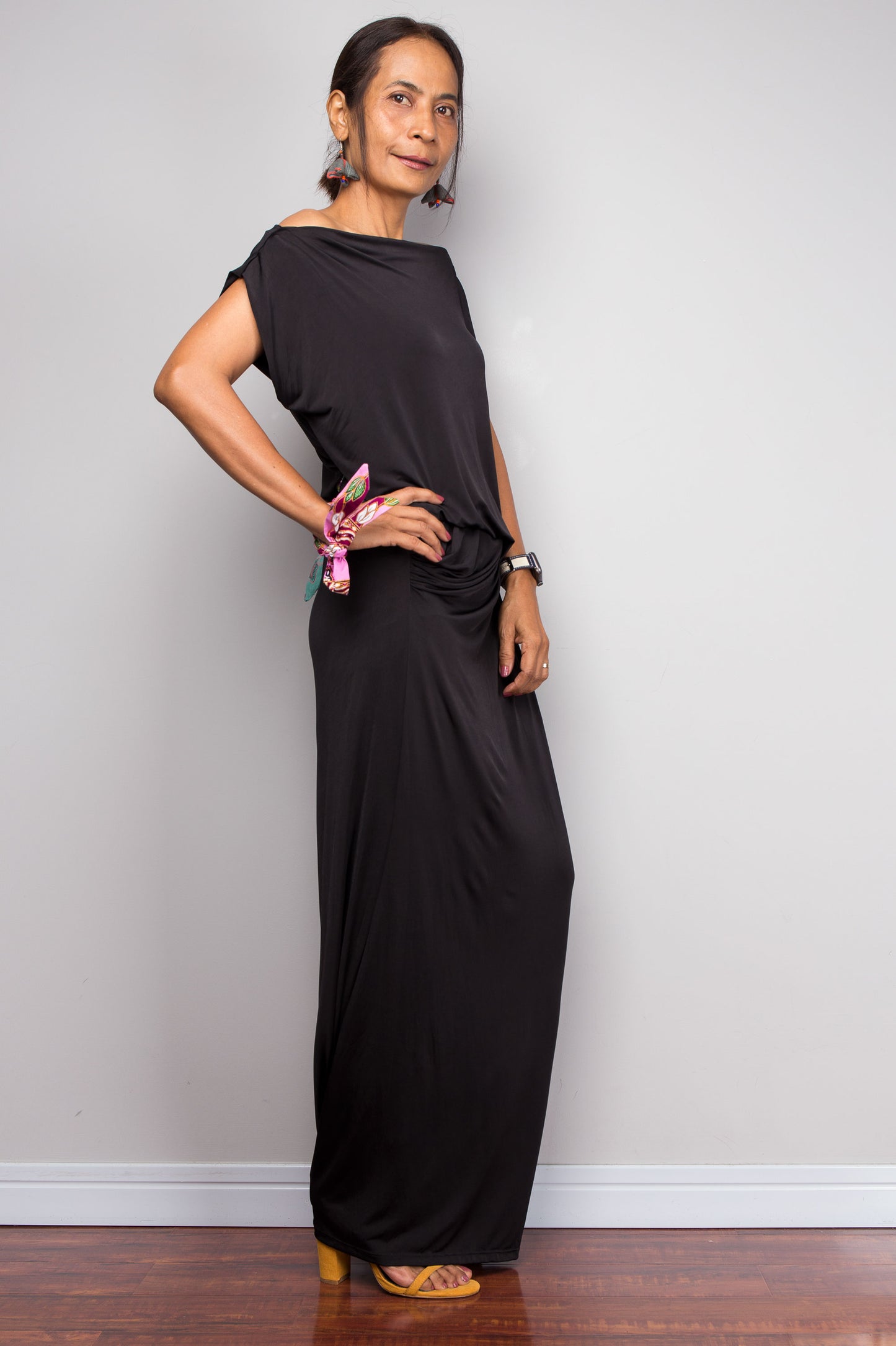 Schwarzes Abendkleid
