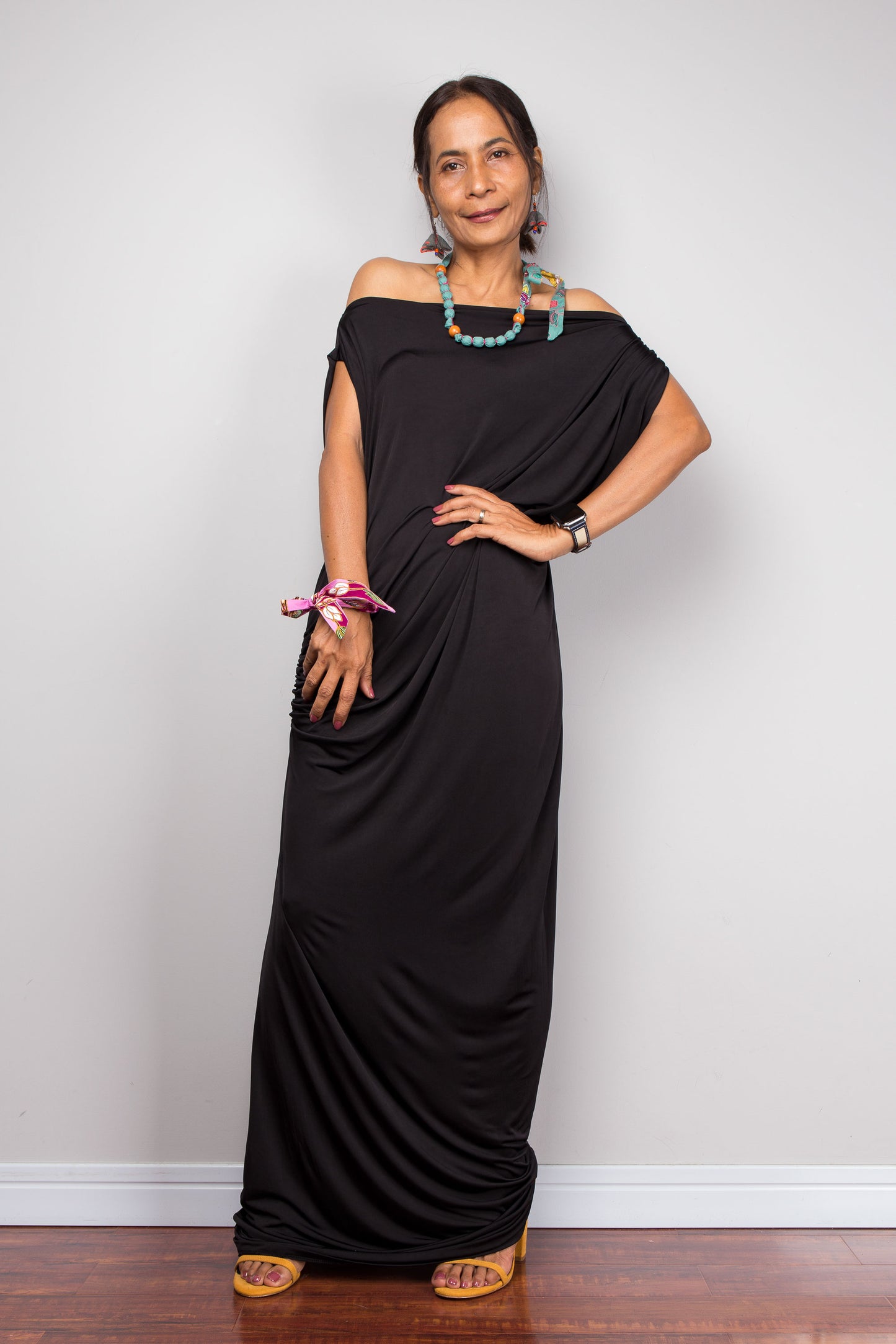 Schwarzes Abendkleid