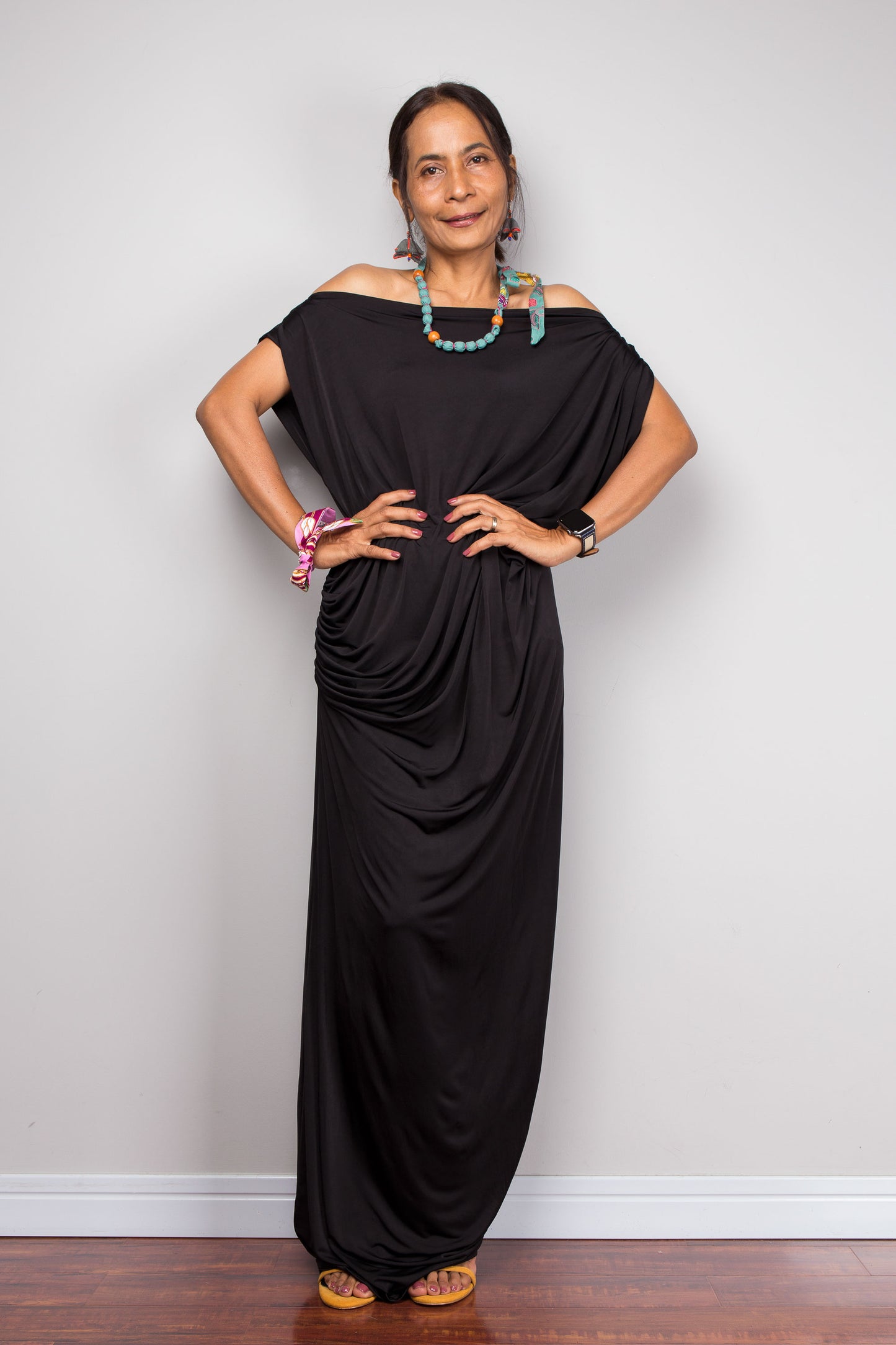 Schwarzes Abendkleid
