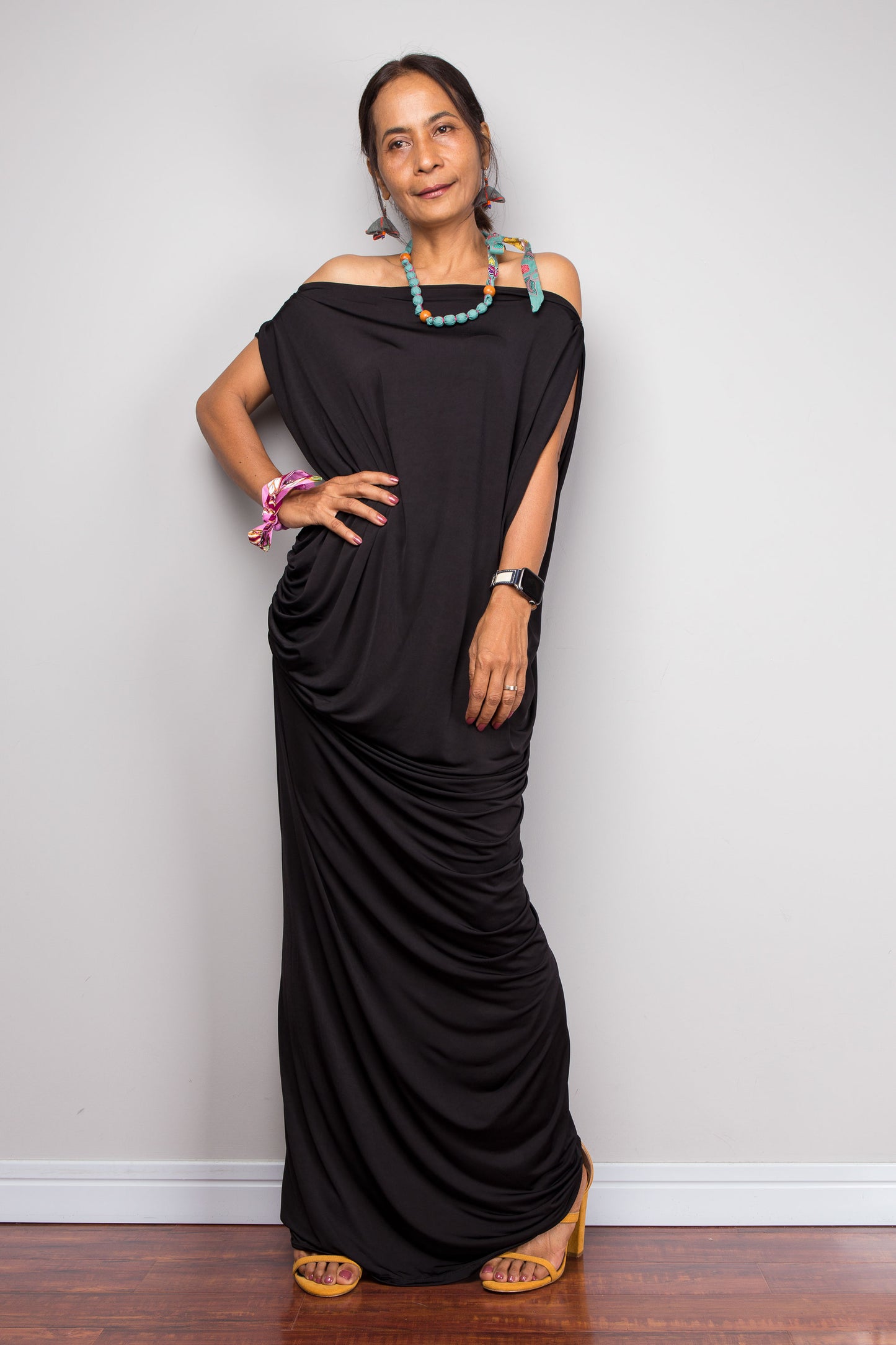 Schwarzes Abendkleid