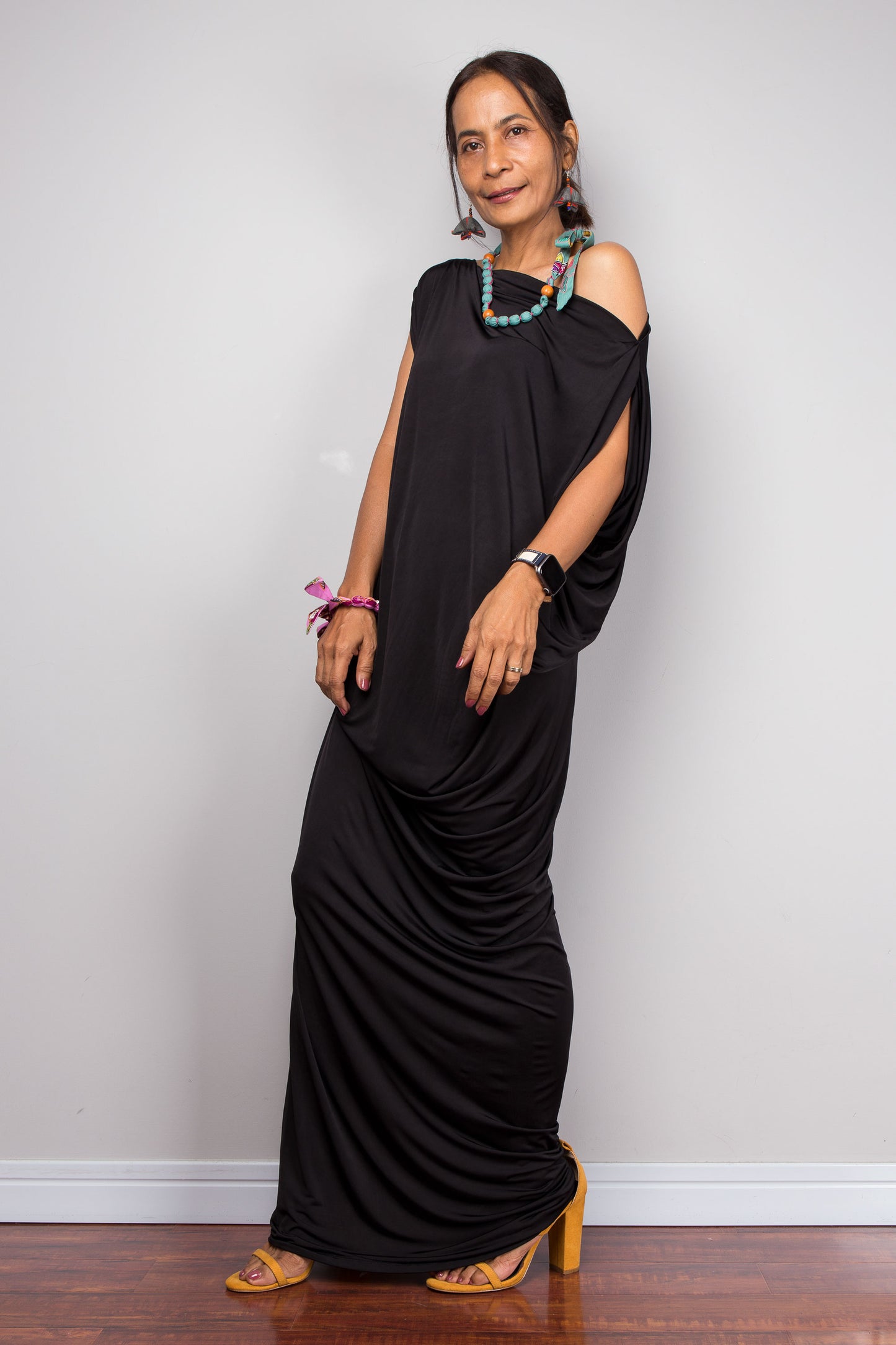 Schwarzes Abendkleid