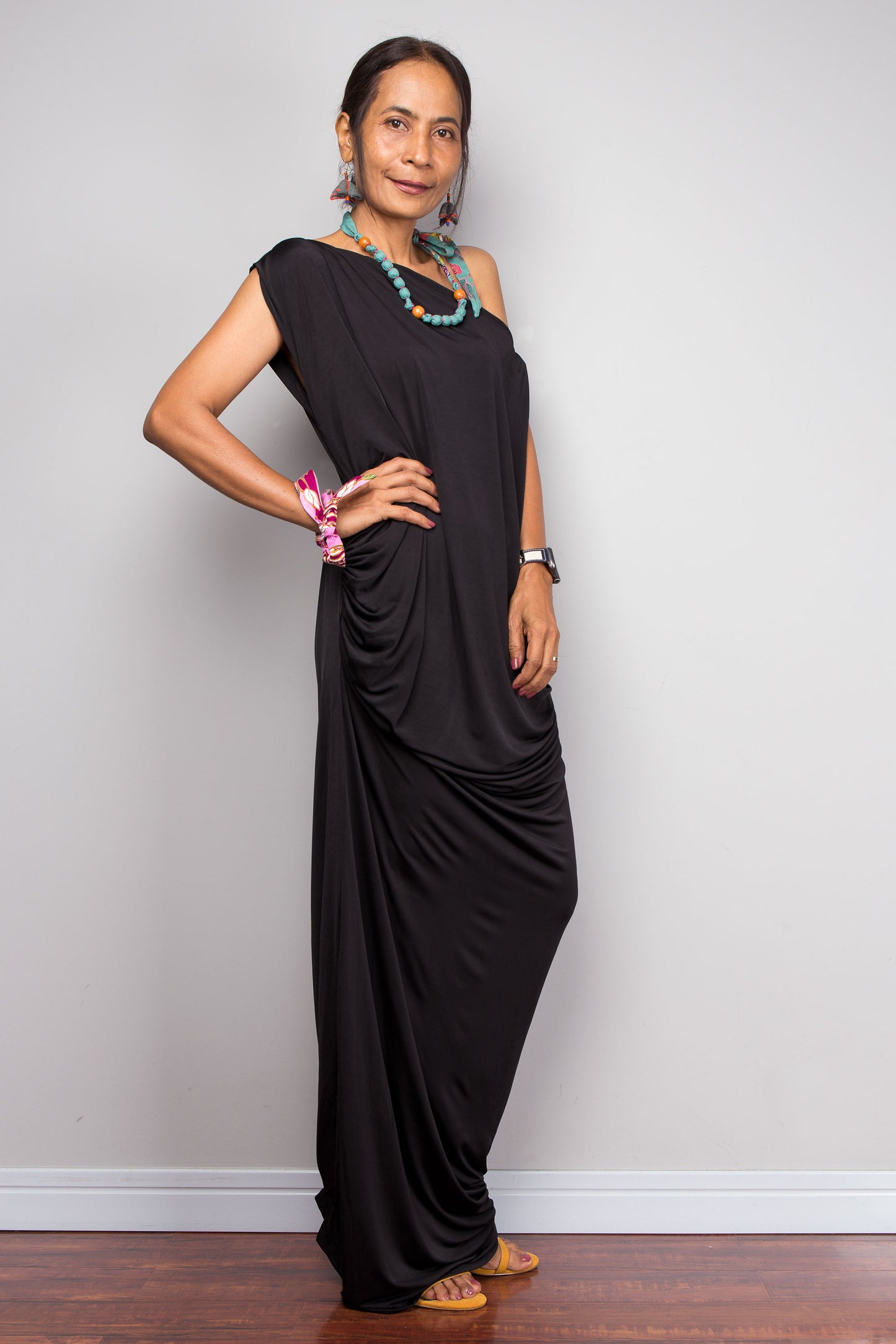 Schwarzes Abendkleid