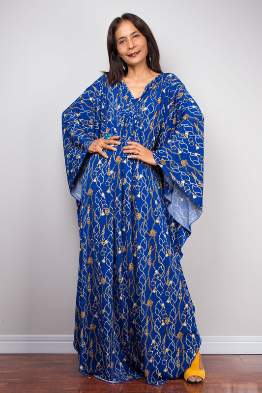 Blue Caftan Dress