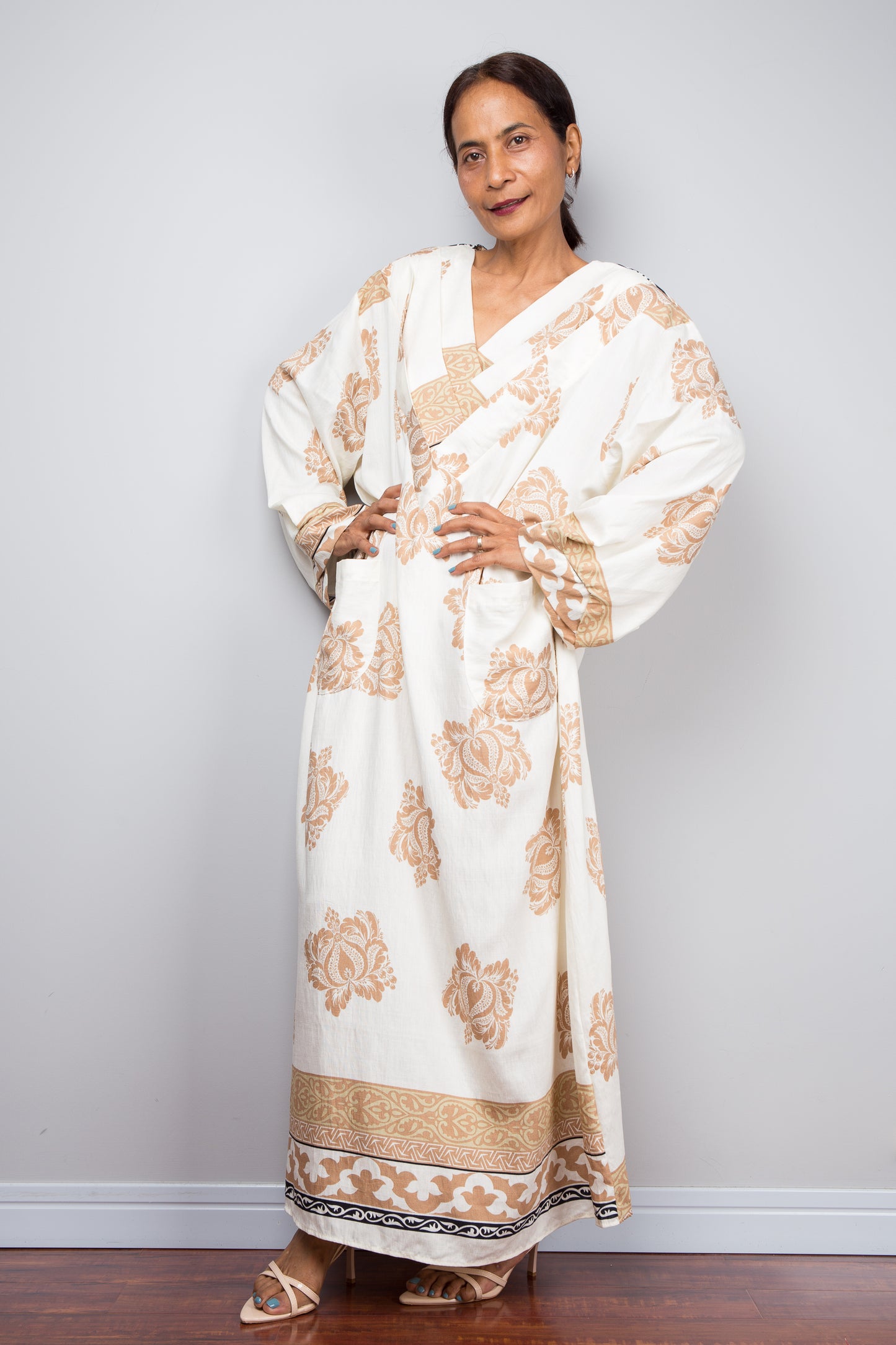Desert Resort Wear Kaftan Dress, Boho Caftan Dress