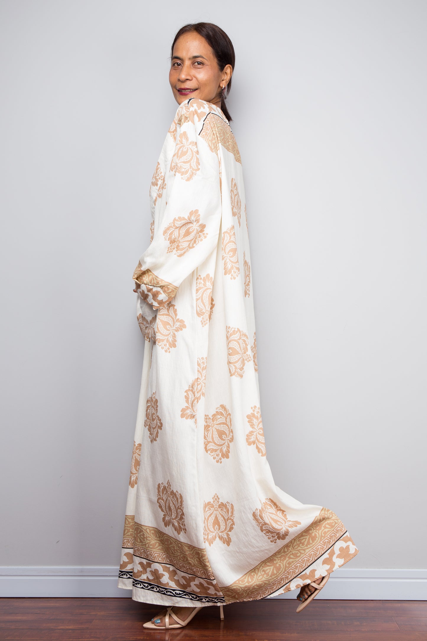 Desert Resort Wear Kaftan Dress, Boho Caftan Dress