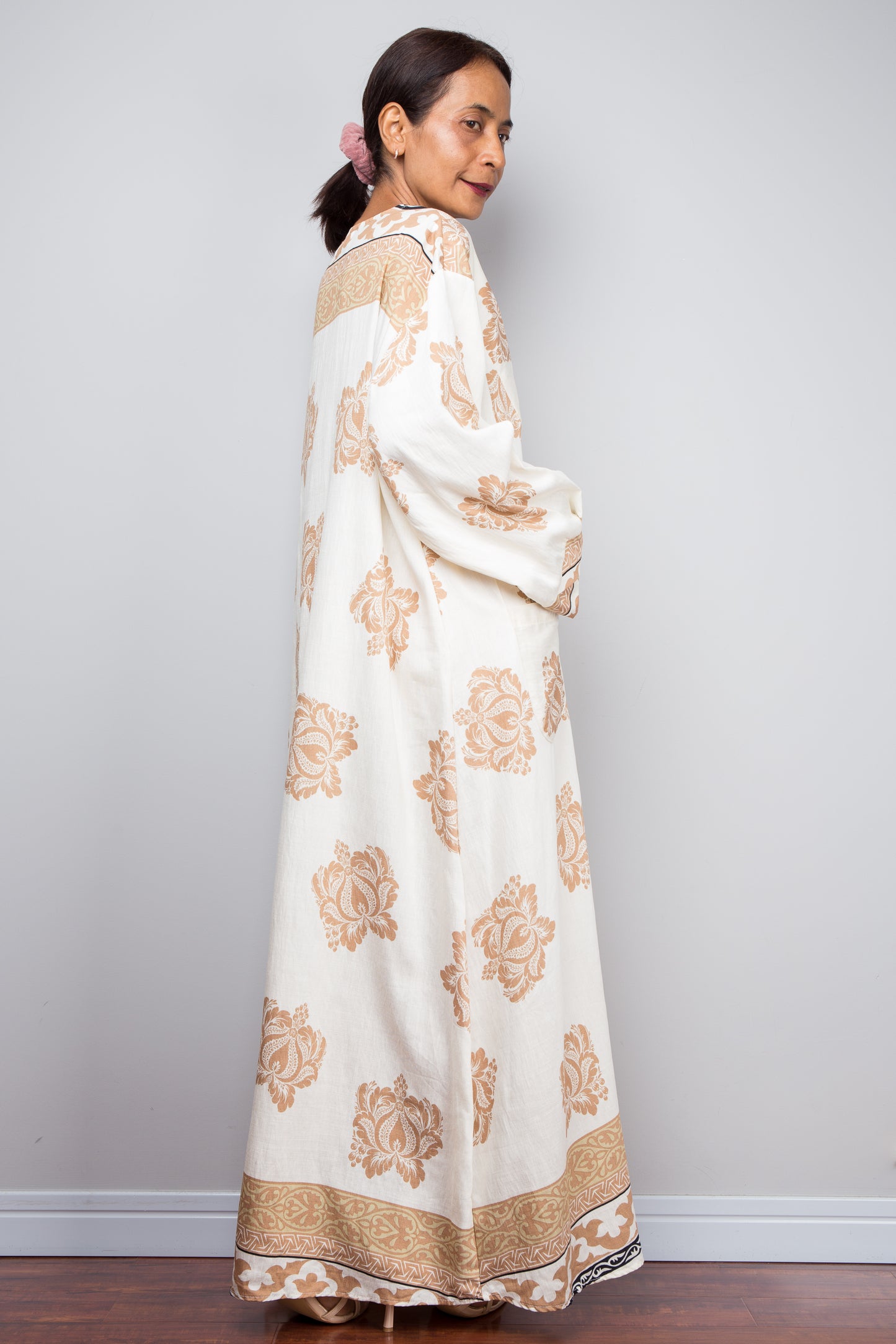 Desert Resort Wear Kaftan Dress, Boho Caftan Dress
