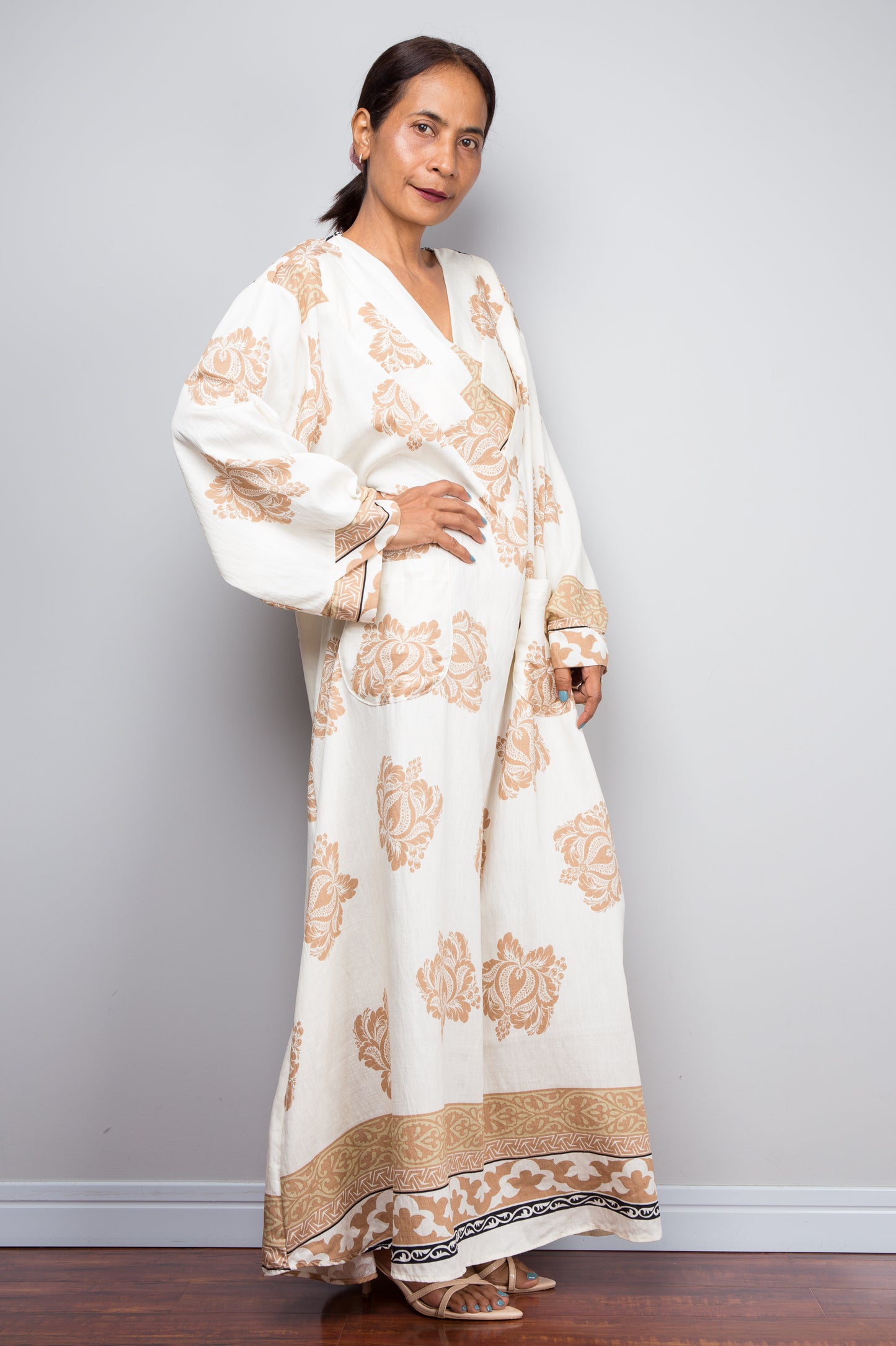 Desert Resort Wear Kaftan Dress, Boho Caftan Dress