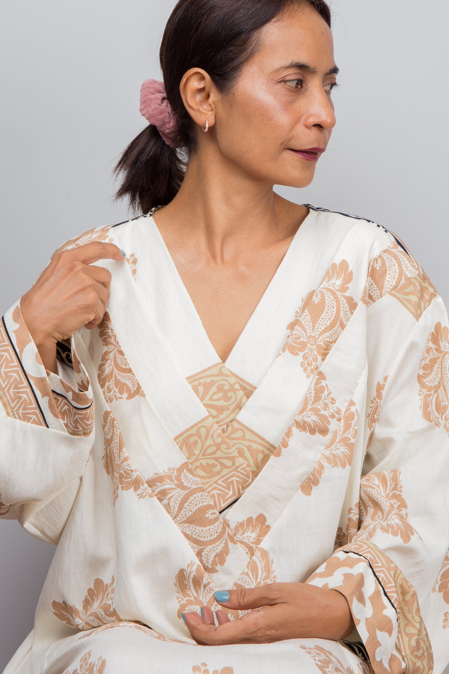 Desert Resort Wear Kaftan Dress, Boho Caftan Dress