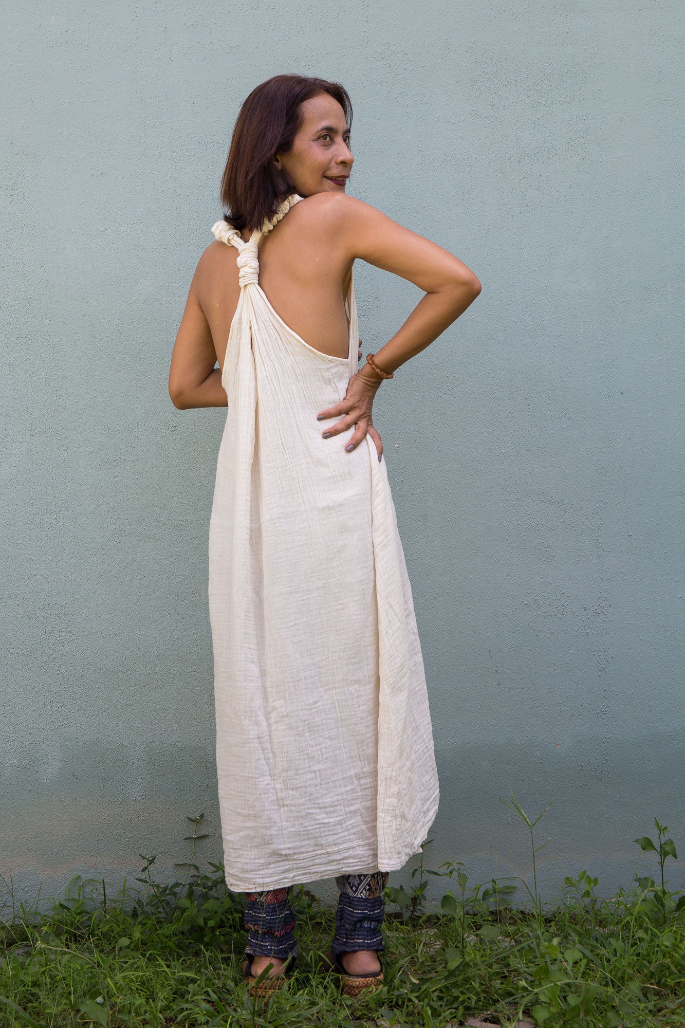 Cotton Gauze Dress Women | Summer Maxi Dress