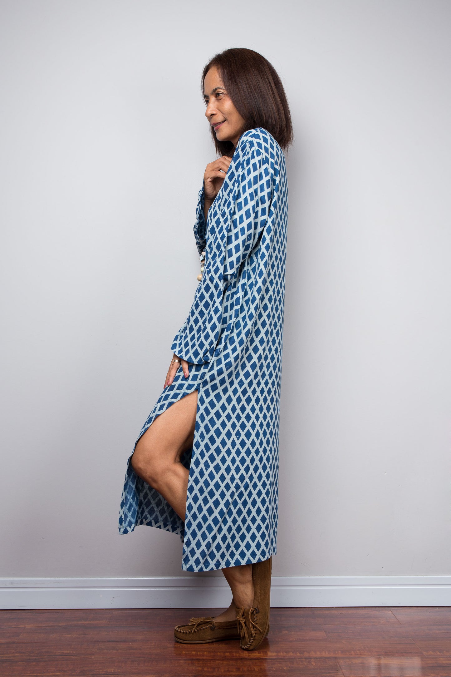Geblümtes Kaftankleid