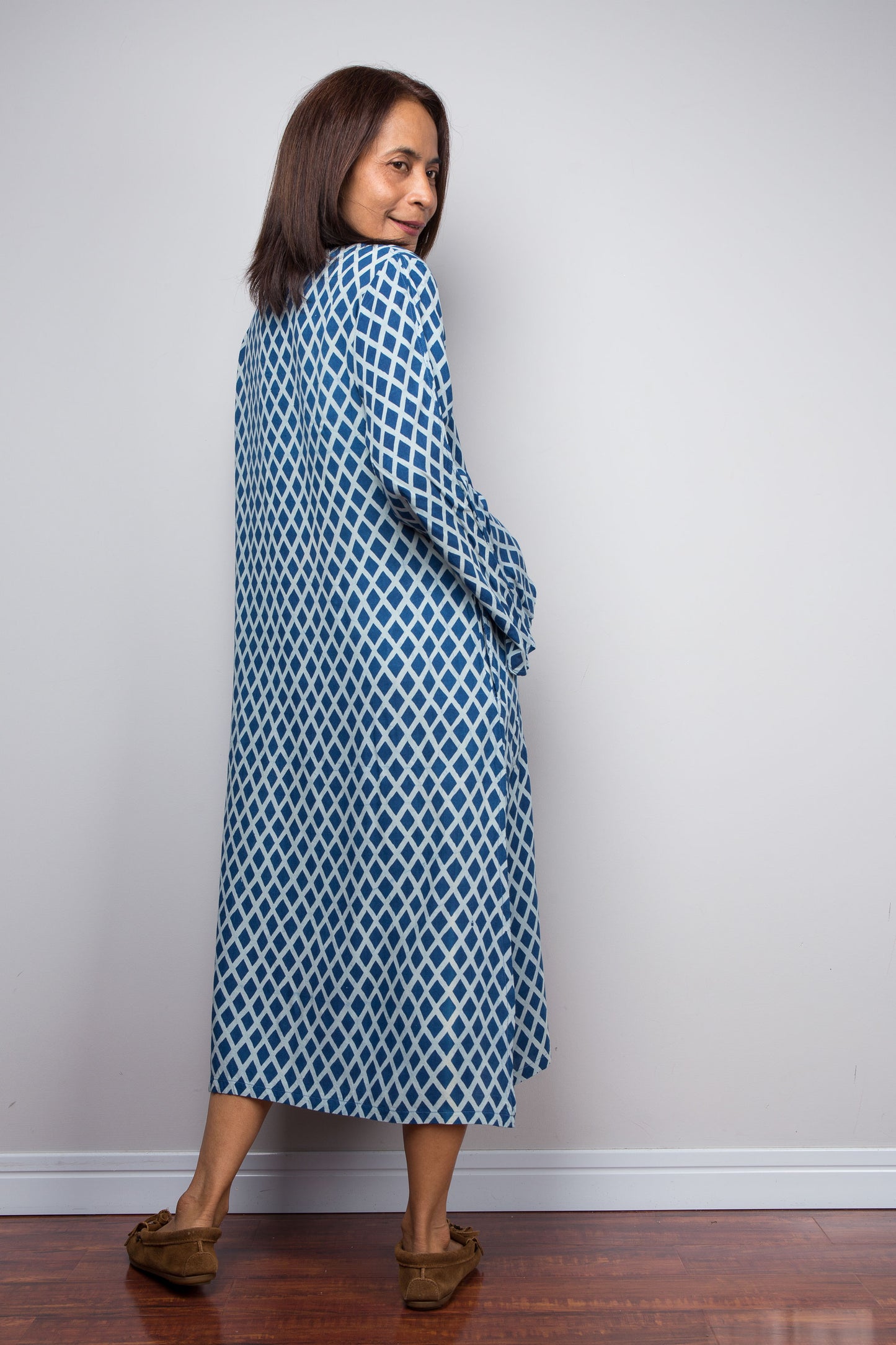 Geblümtes Kaftankleid