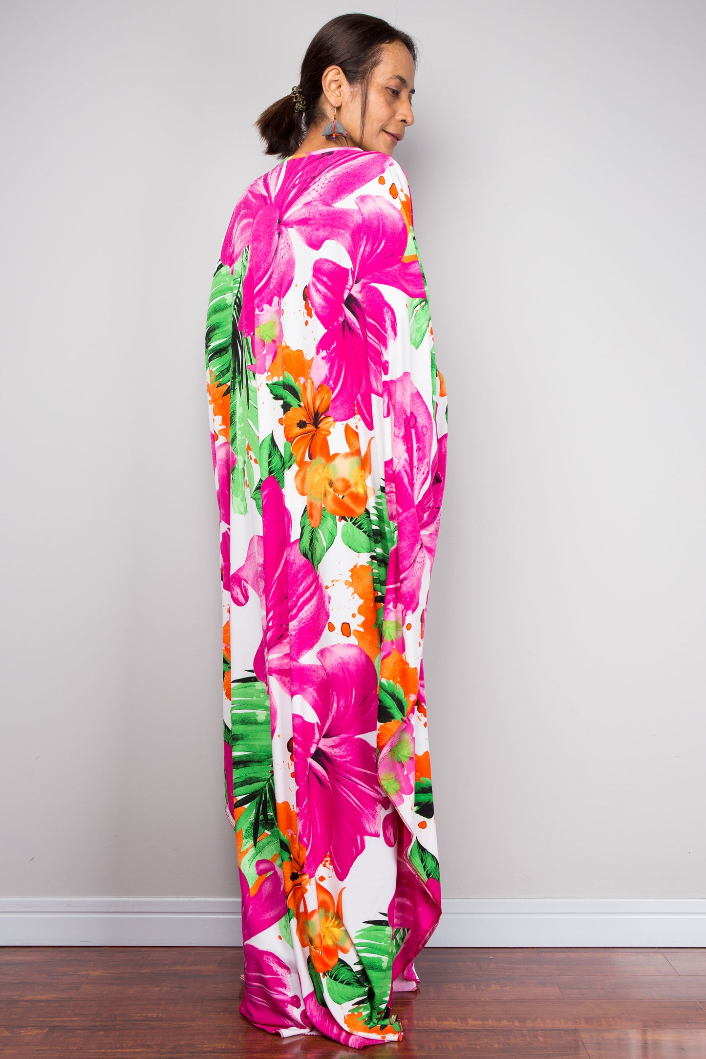 Floral Kaftan Dress