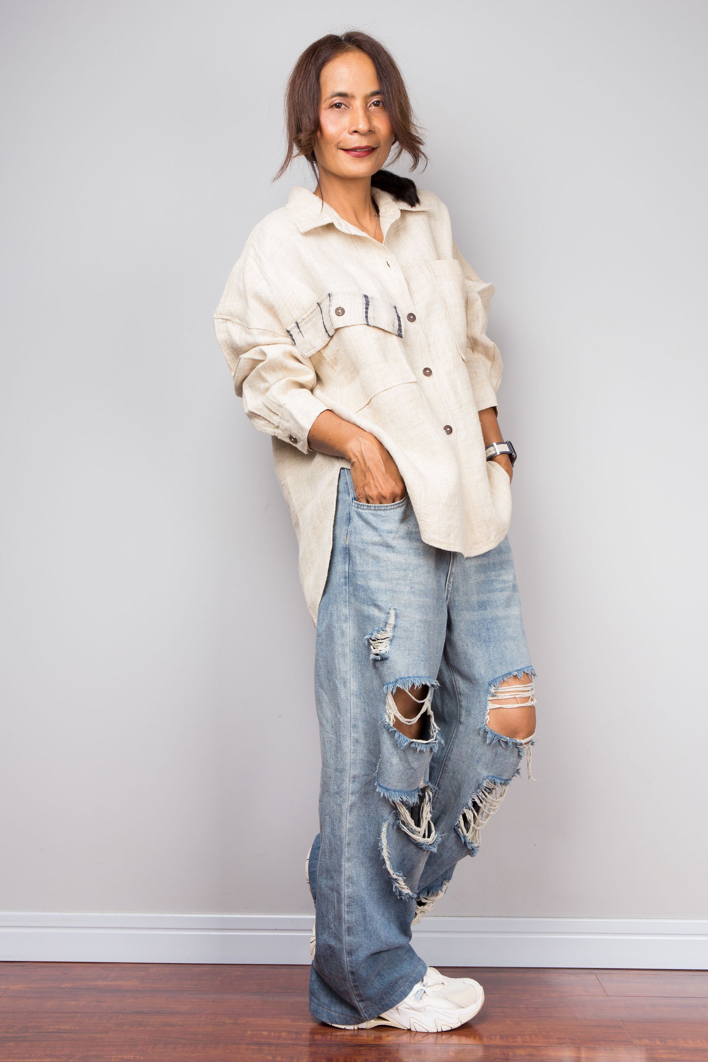 Hemp Button Shirt