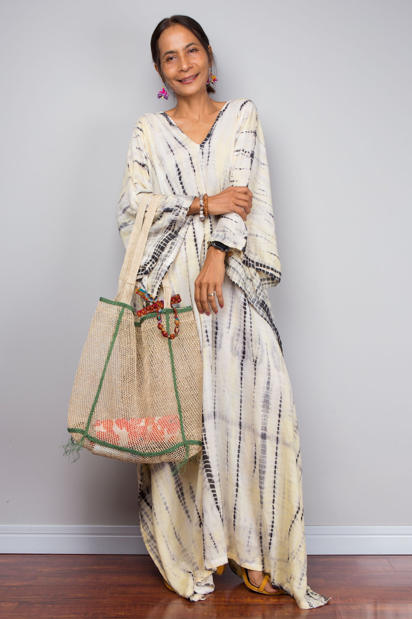 Tie dye beach kaftan