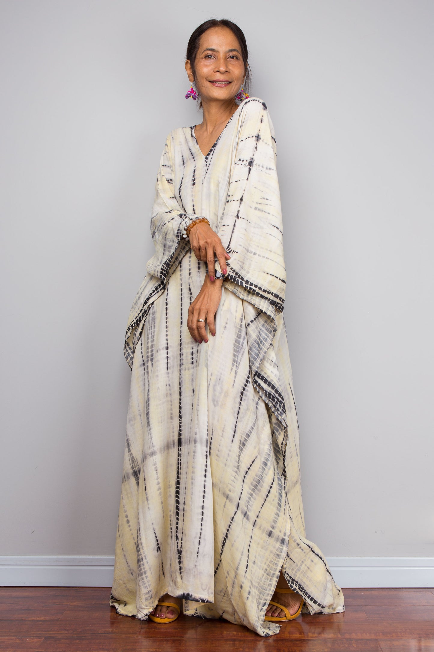Tie dye beach kaftan