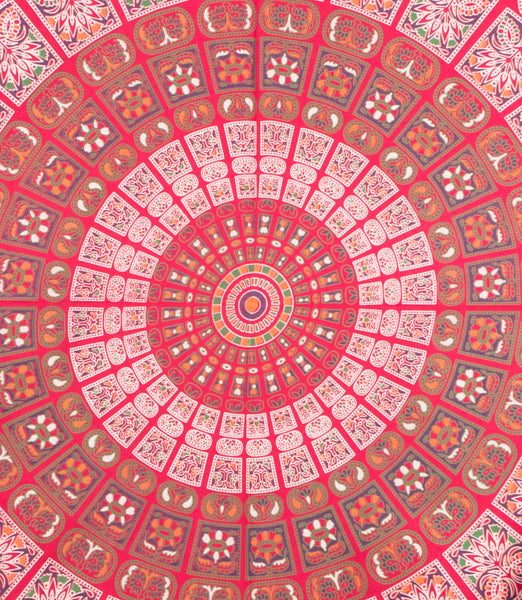 Shop red mandala tapestry, boho tapestries, wall hanging tapestries for bedroom, rustic tapestries, bohemian style tapestries
