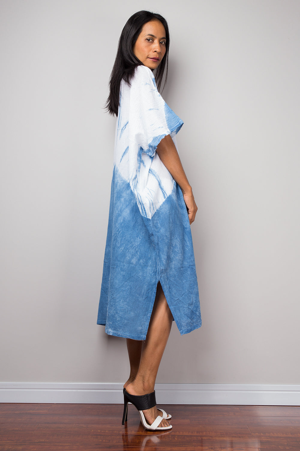 Tie dye midi kaftan