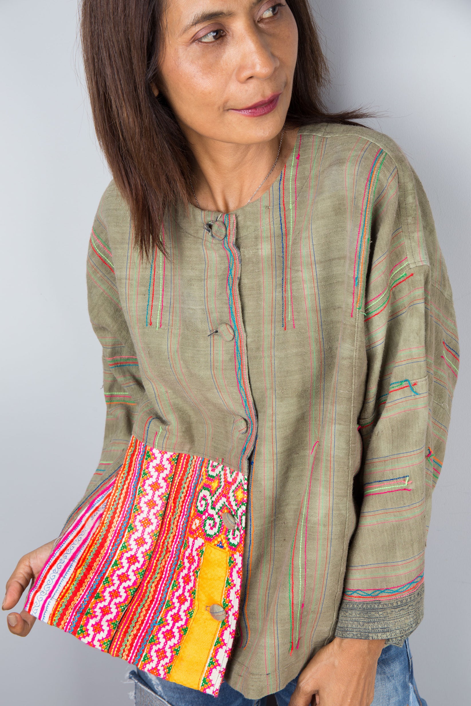 Moni Pant - Olive Hemp