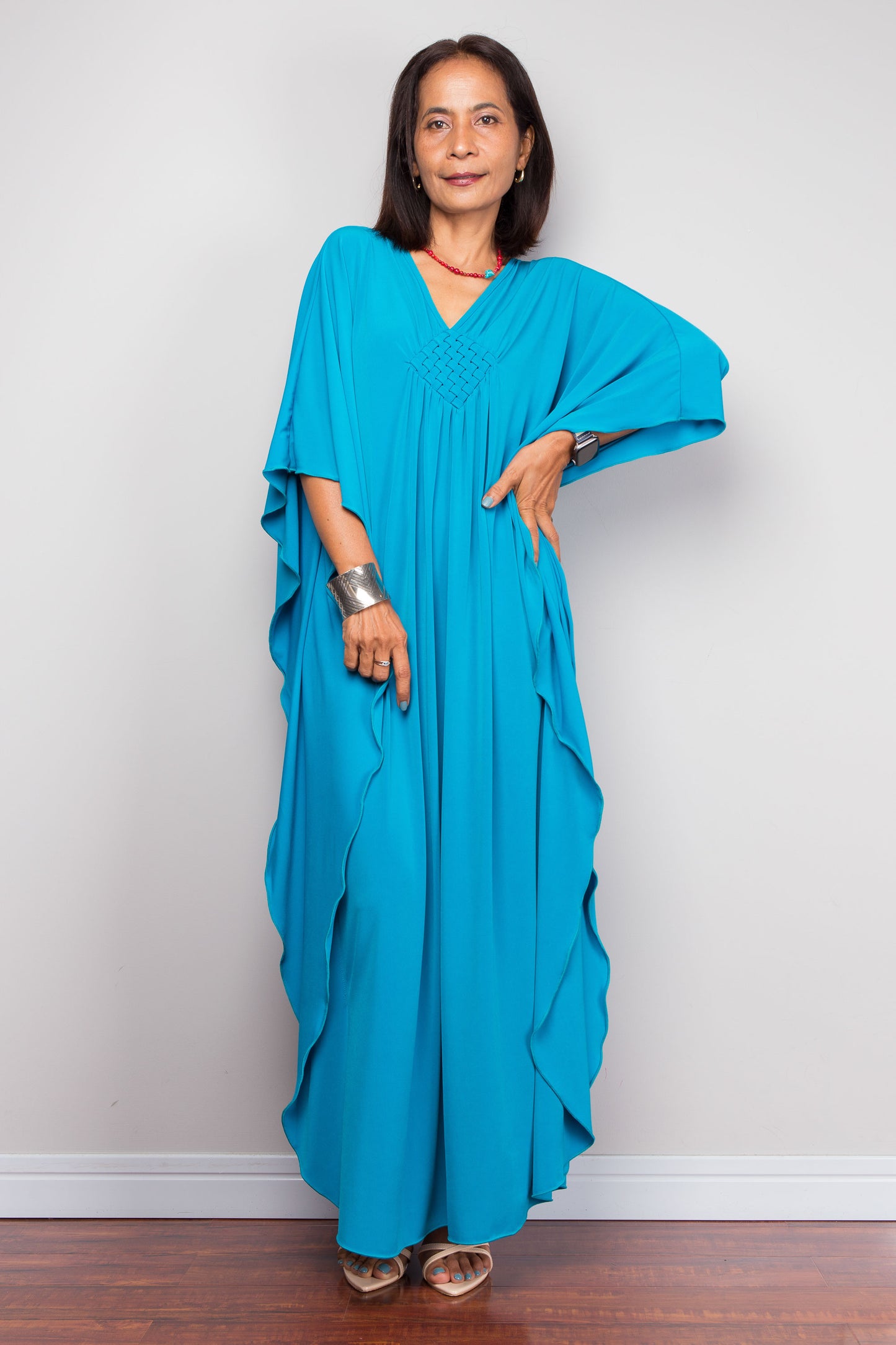 Blauer Kaftan für Kleine