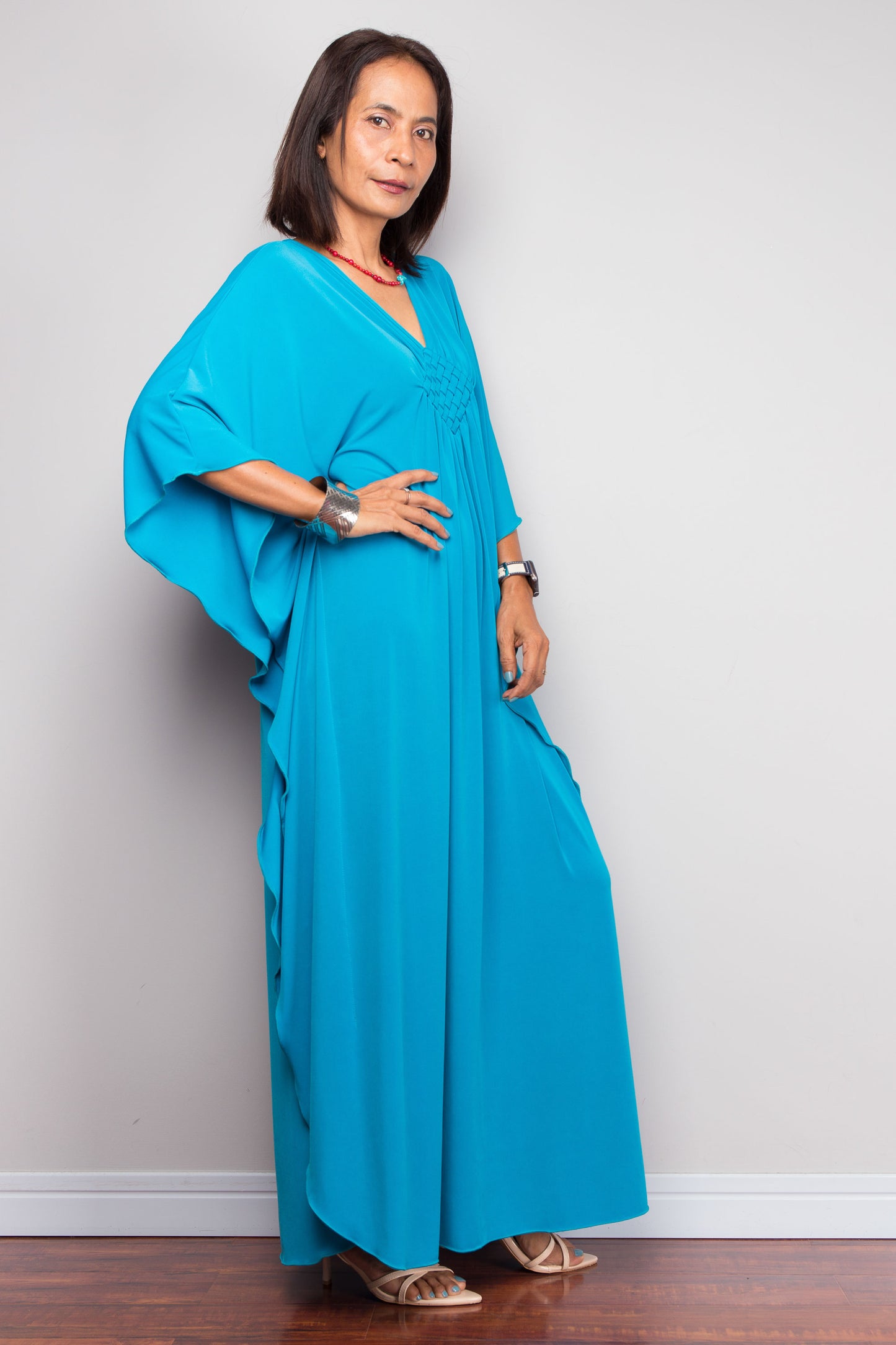 Blauer Kaftan für Kleine