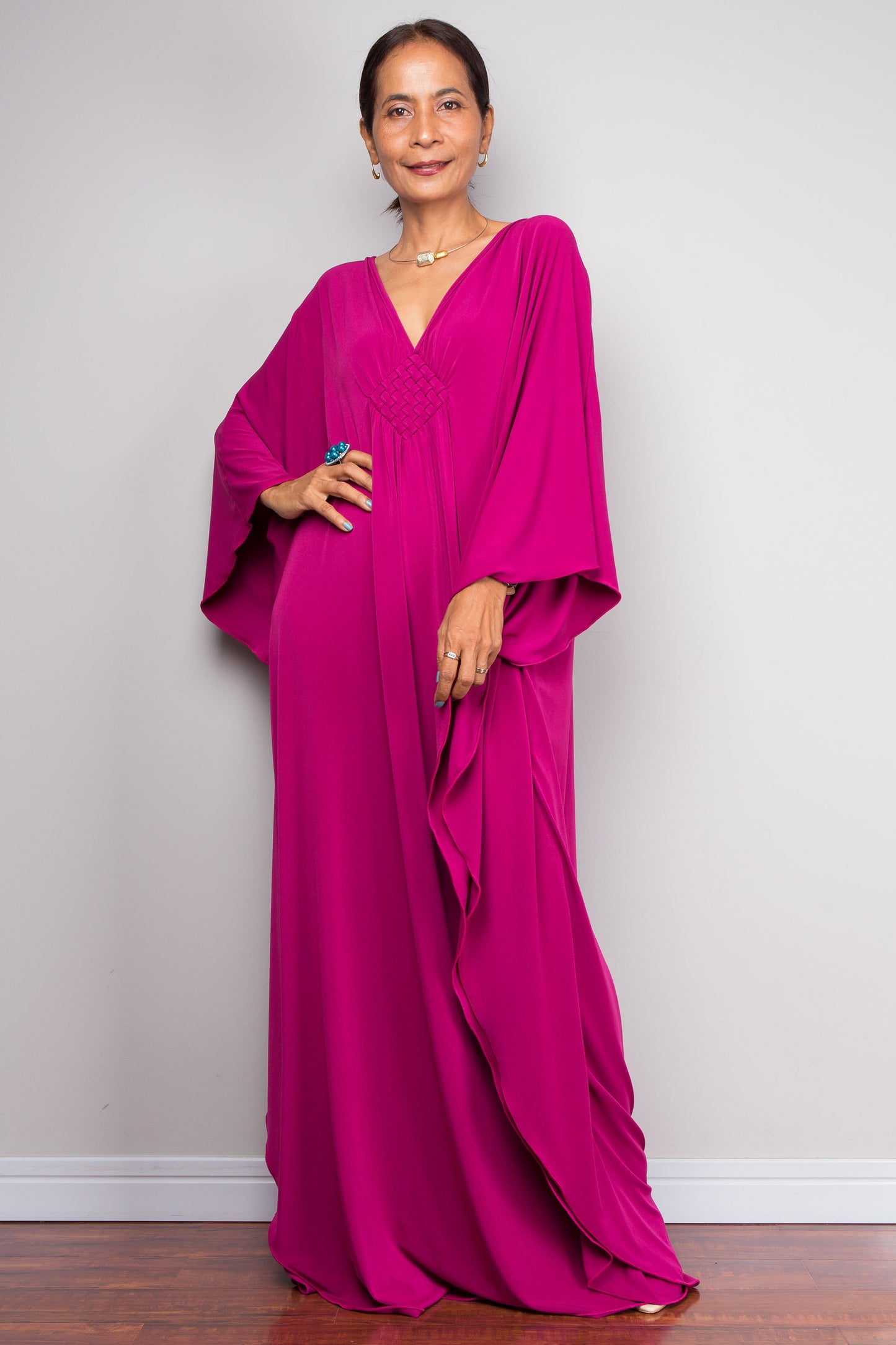 Vivid Pink Kaftan