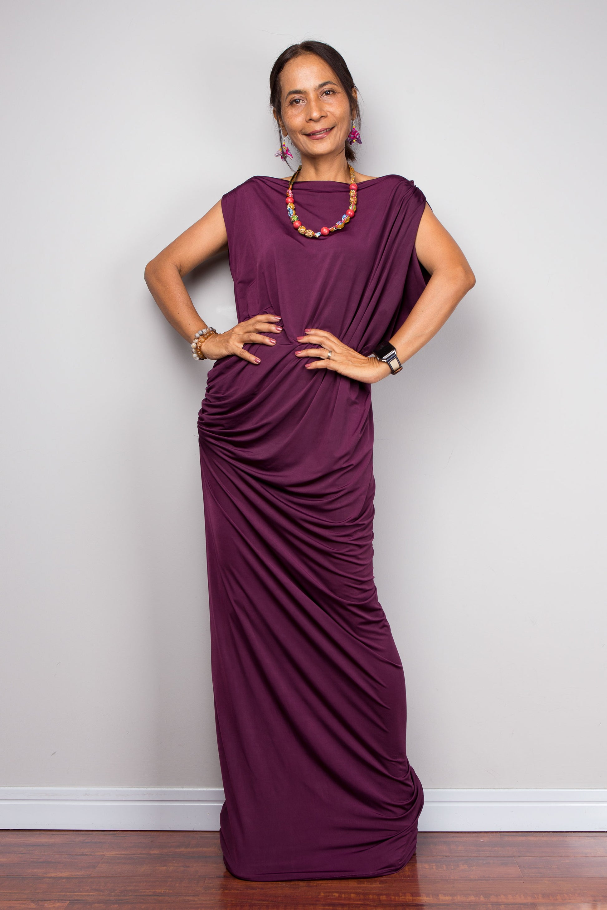 Purple Evening Dress