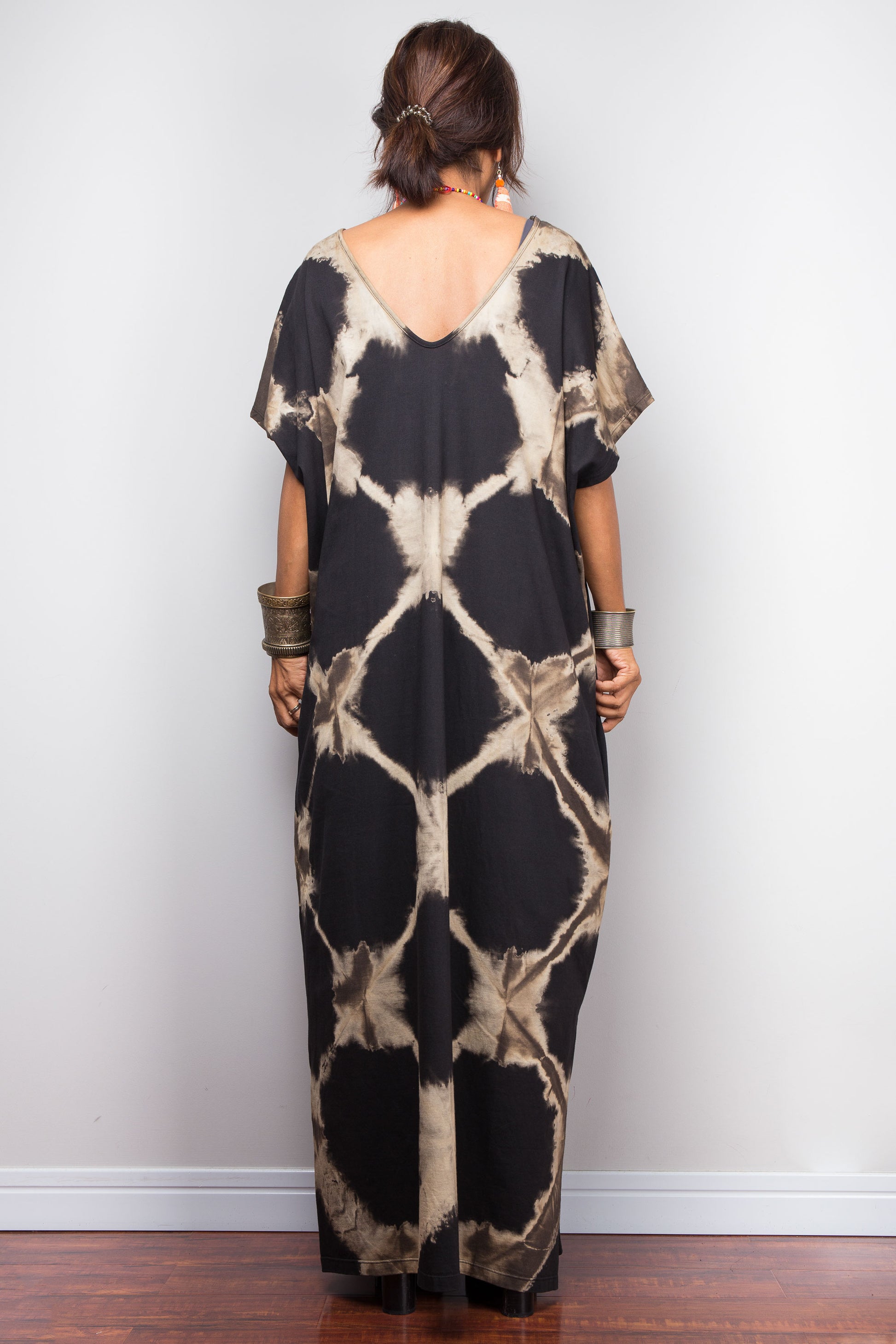 orange blue maxi dress Didi Ankara Maxi Dress |Yellow African Floral Print – M.A.DKollection main image 0