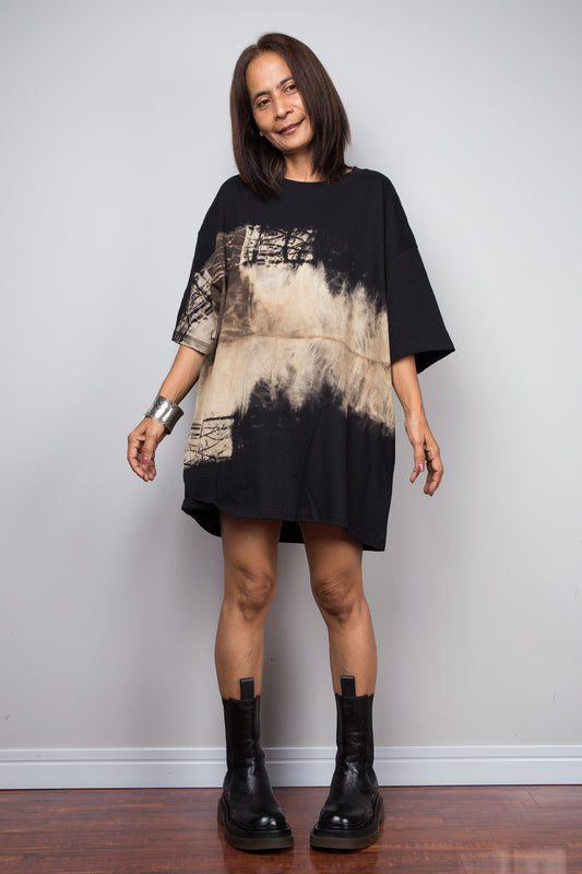 Black Reverse Tie Dye T-Shirt