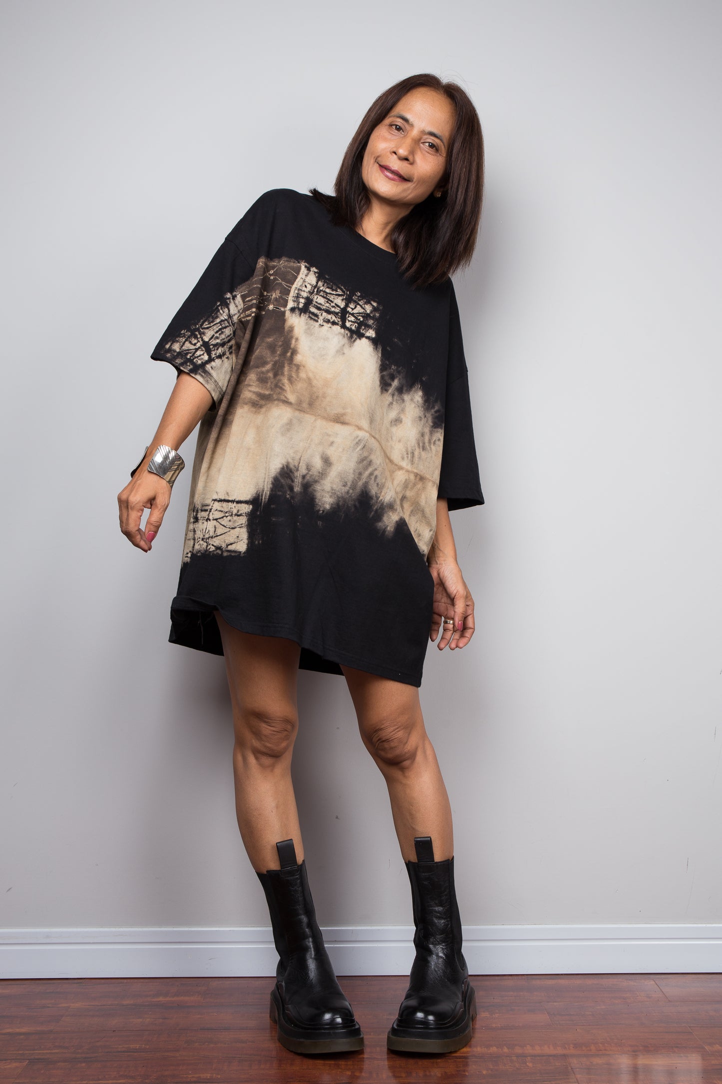 Black Reverse Tie Dye T-Shirt