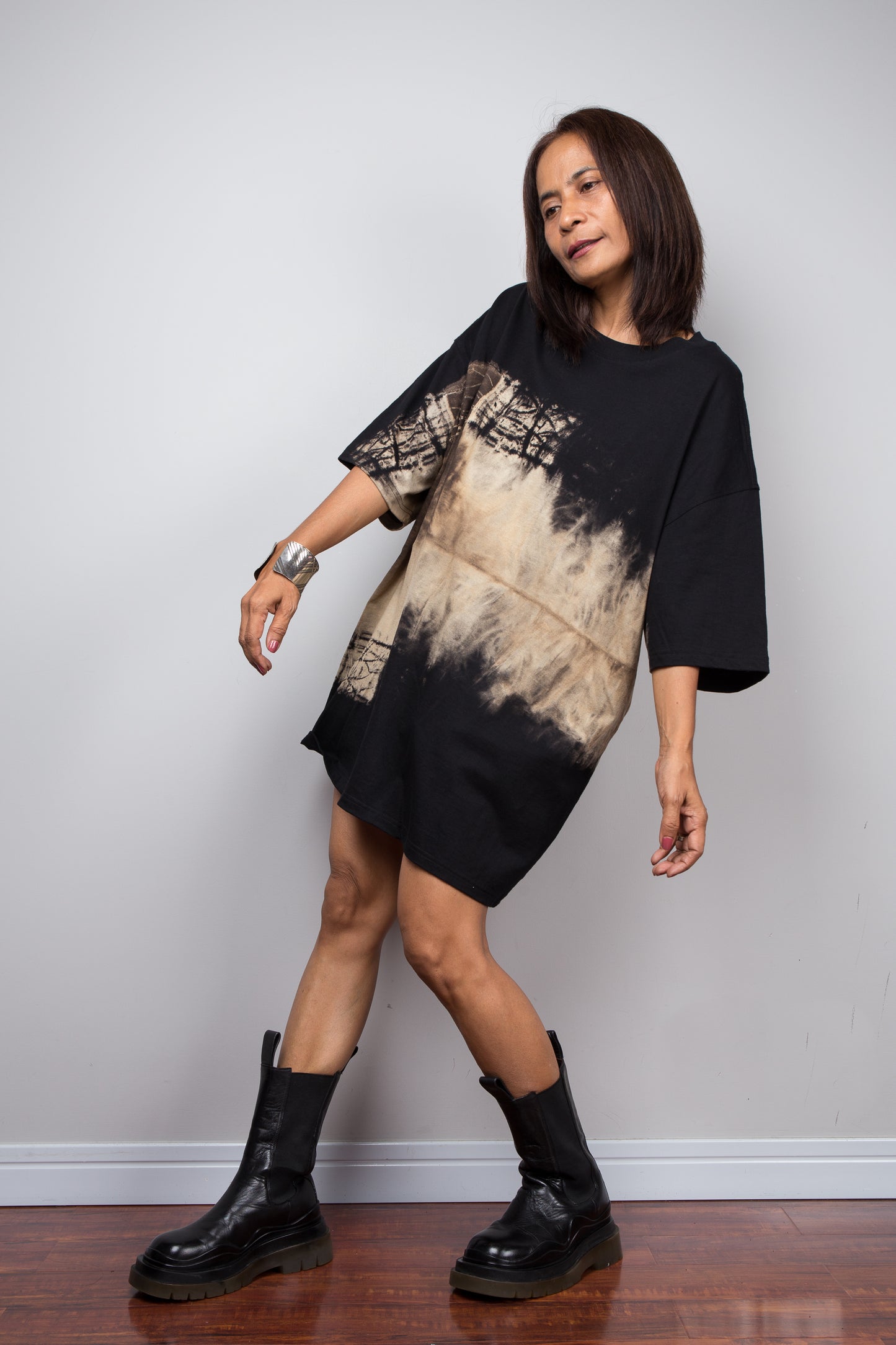 Black Reverse Tie Dye T-Shirt