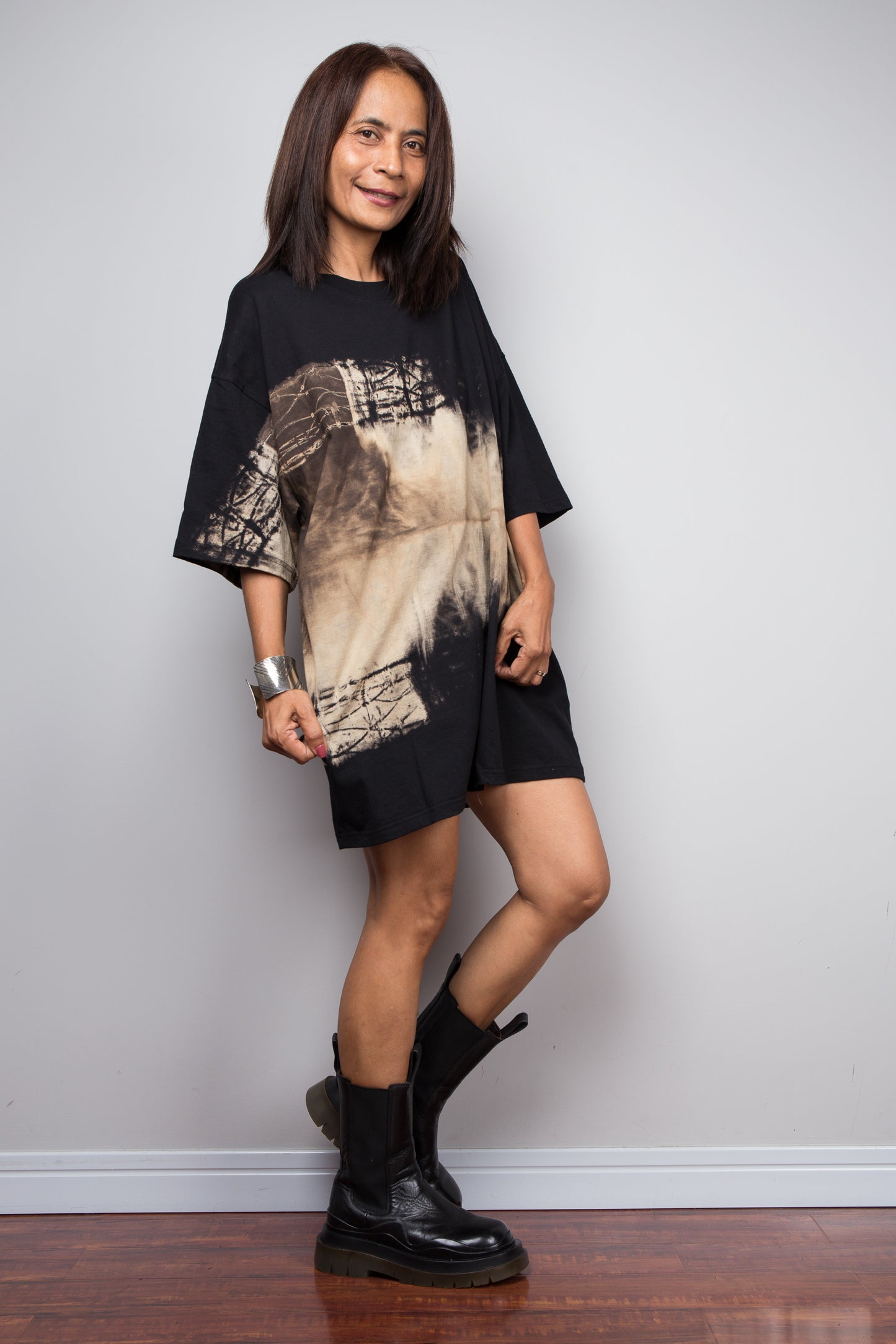 Black Reverse Tie Dye T-Shirt