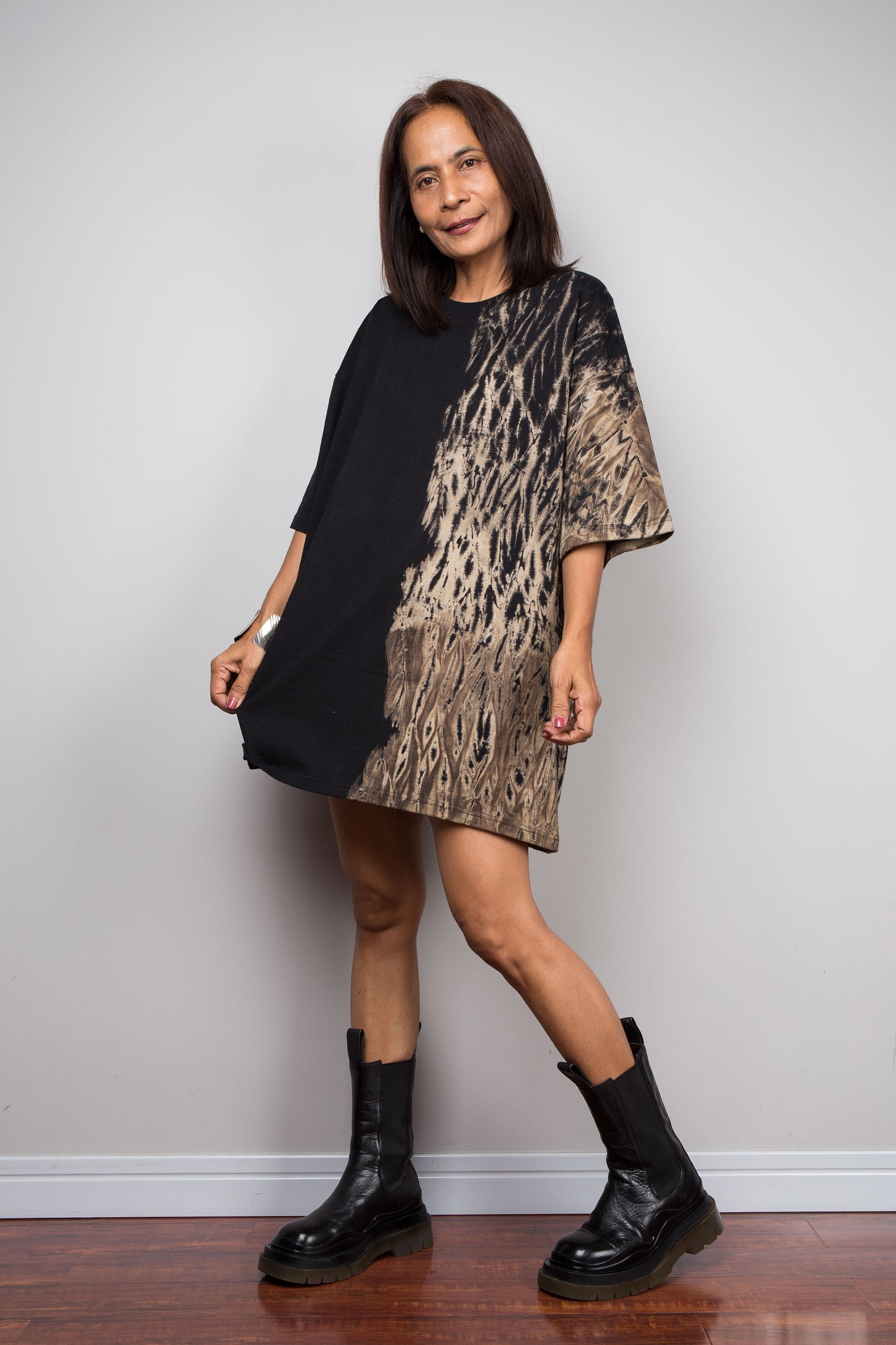 Oversized Reverse Tie Dye T-Shirt